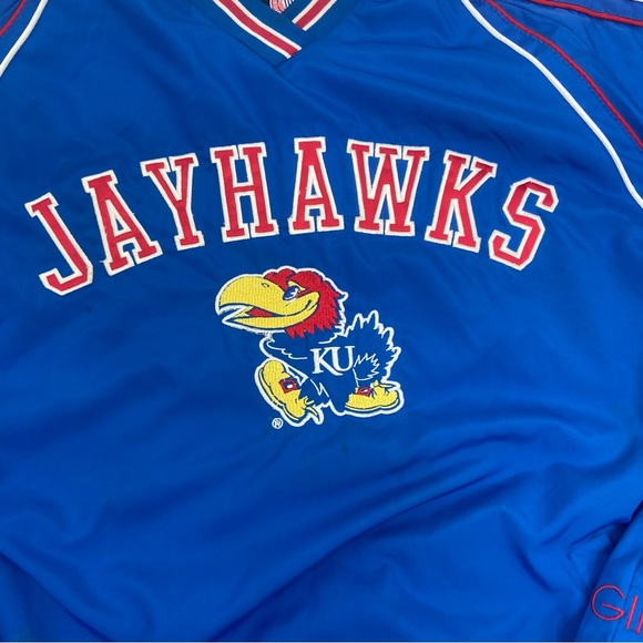 G-III Sports Carl Banks KU Jayhawks University of Kansas Jacket Sz XL - Picture 2 of 11